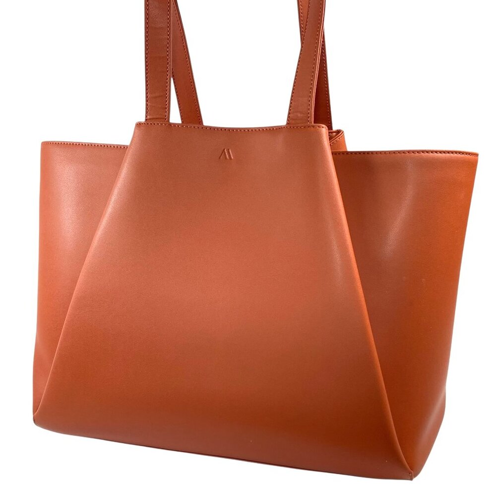 KAAI THE PYRAMID Terracotta Large Tote Handbag Purse